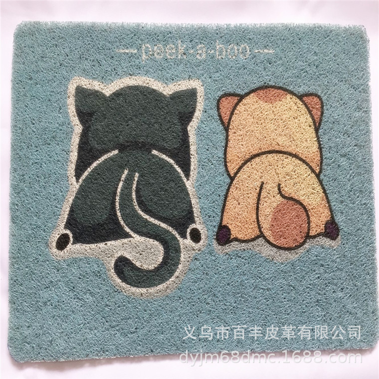 Wholesale and retail of new printed floor MATS, dust-proof floor MATS for entering the door, and decorative floor MATS detail image 7