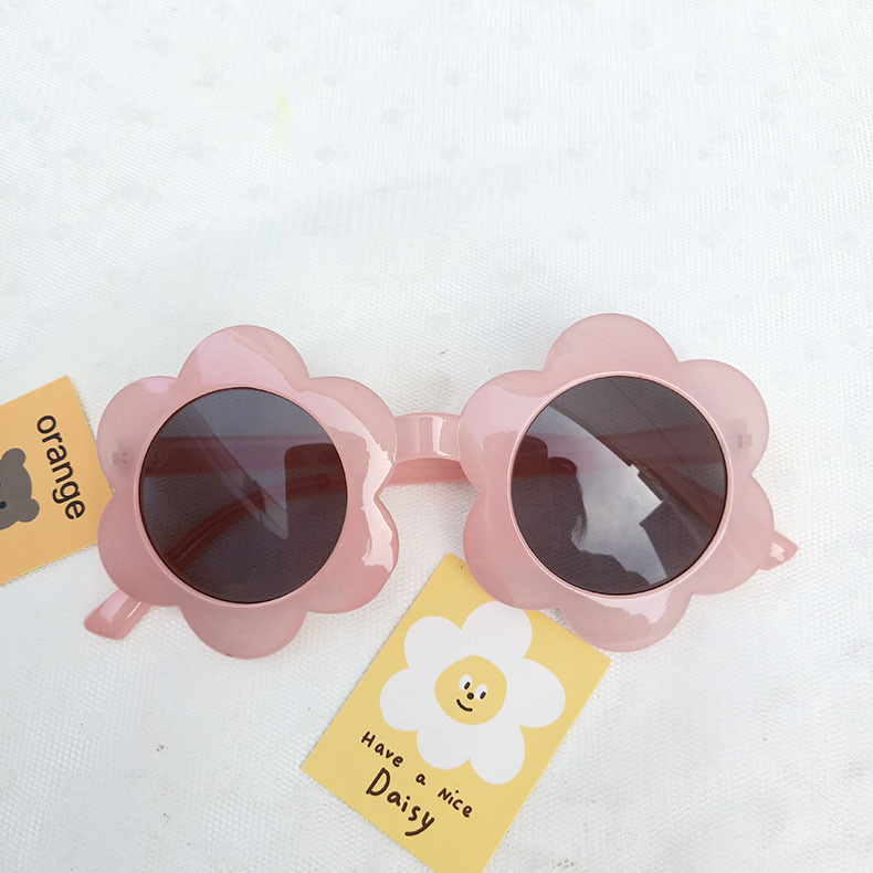 Baby Flower Sunglasses Children Decoration Sunglasses Tide Cute Young Children Sun Glasses  Wholesale Nihaojewelry display picture 7