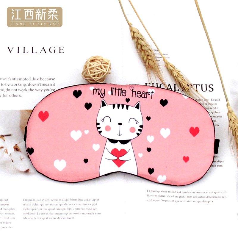 sleep Cartoon Eye mask Multiple style Select shading Goggles Silk like Eye mask support customized