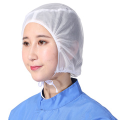 Work hat, mesh hat, sanitary hat, adjustable strap, all-over mesh hat, breathable work cap, food-grade mesh hat, factory workshop, food factory hat