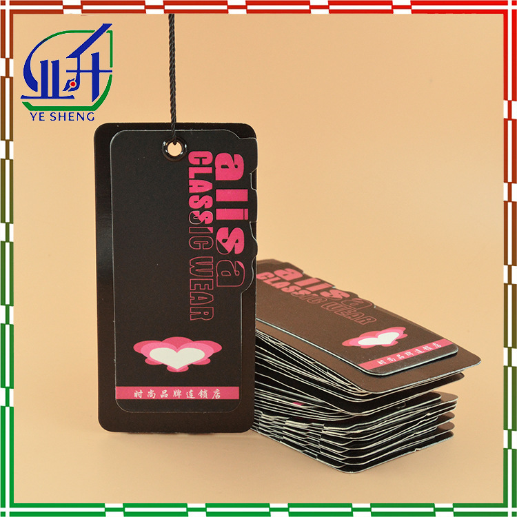 Customized Tag clothes Trademark Tag paper Listing Customized