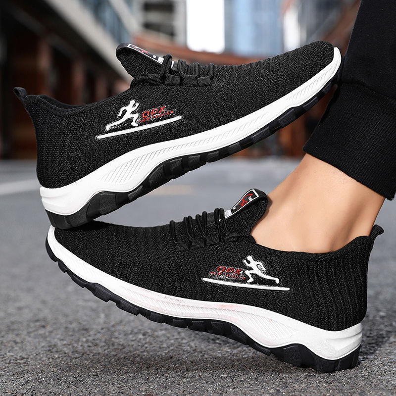 2021 new summer breathable flying weave mesh net red shoes Korean men's sports casual running men's shoes