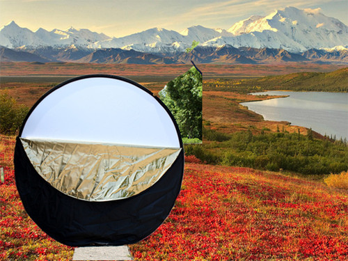 Factory 5-in-1 Reflector 60CM 80CM 110CM Lighting Board Soft Foldable Fill Light Background Board Portable Background