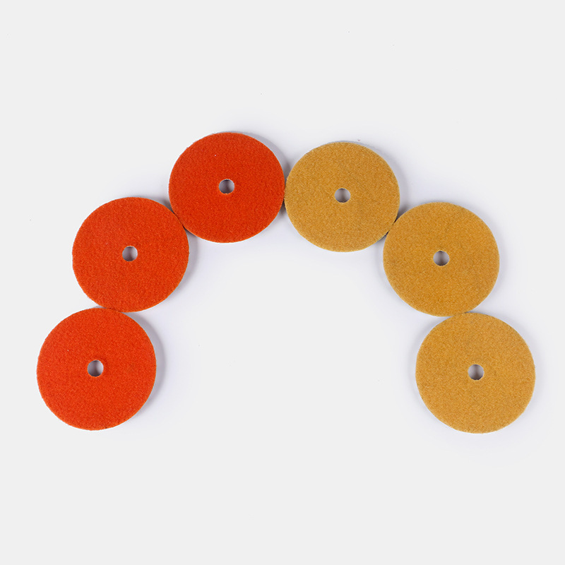 4寸地板翻新片金刚石水磨片 石材大理石抛光打磨软磨片角磨机打磨