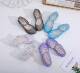 Snow Princess Children's Shoes Snow Wonder 2 Princess Aisha Crystal Shoes Girls High Heeled Sandals Children's Shoes PVC