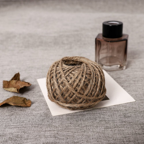 30 meters yellow thin hemp rope, decorative braided accessories rope, packaging tag bundling, daily necessities