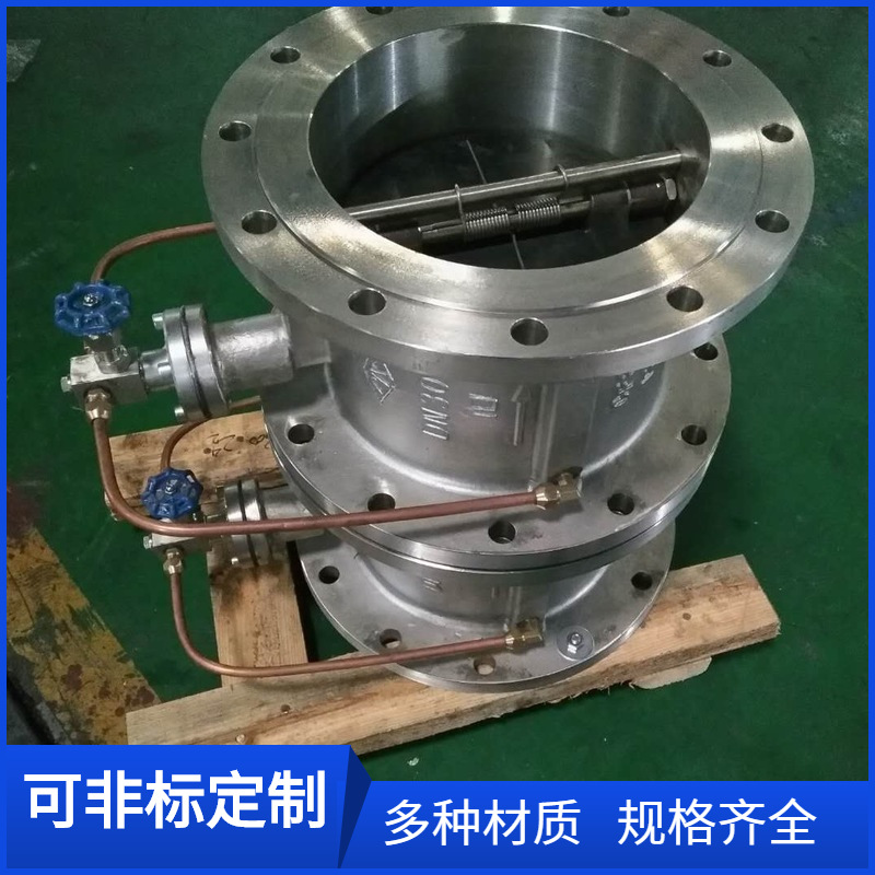 HH49X-16P不锈钢304微阻缓闭止回阀DN450微阻缓闭消声止回阀DN200