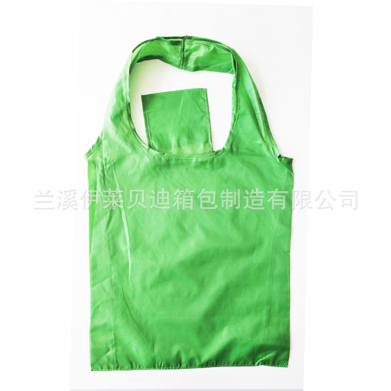 长手提折叠购物袋 方块形小袋 便携环保袋超市收纳袋定制印logo