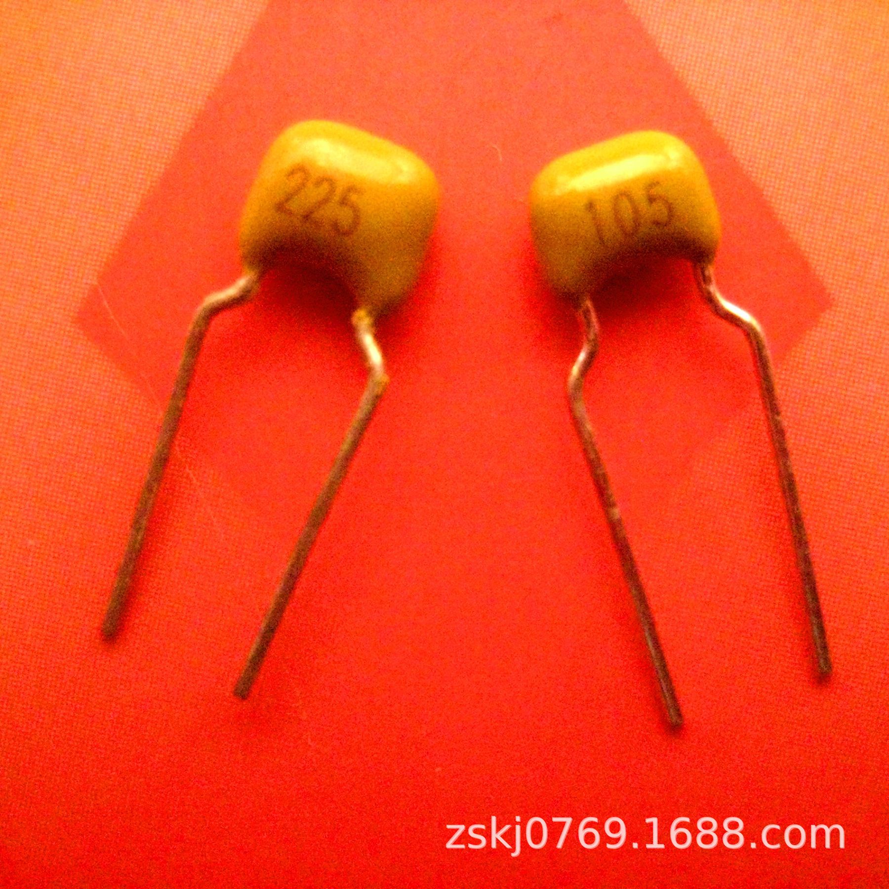 厂家直销独石电容105K  50V  P5.08 积层电容1.0UF 50V