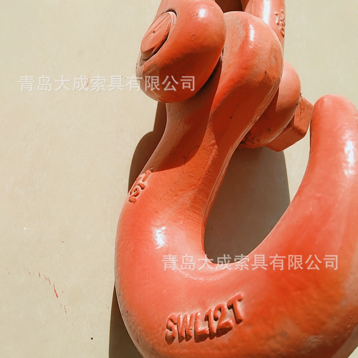 吊钩喷塑高强度合金钢索具配件 模锻喷塑80级高拉力起重配件用品