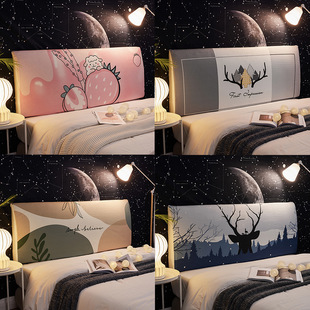 Скандинавская эластичная пылезащитная лента для кровати, ткань, защитный чехол, простой и элегантный дизайн