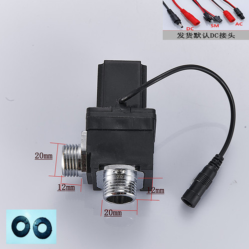 Sensor toilet flush valve, sensing pulse solenoid valve, urinal power supply 6V accessories wholesale