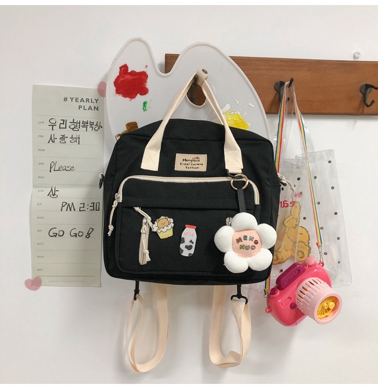 Fashion Flower Handbag Wild High Capacity Backpack display picture 3