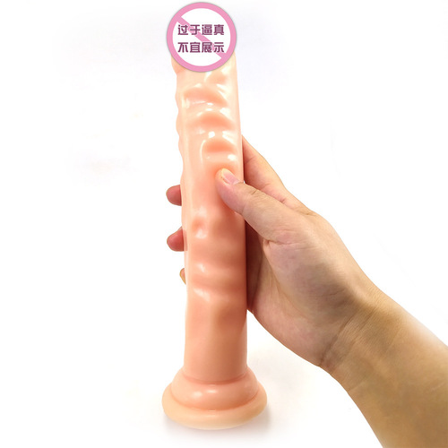 Testicleless artificial dildo, soft manual adult product, female erotic female massage masturbation device without egg
