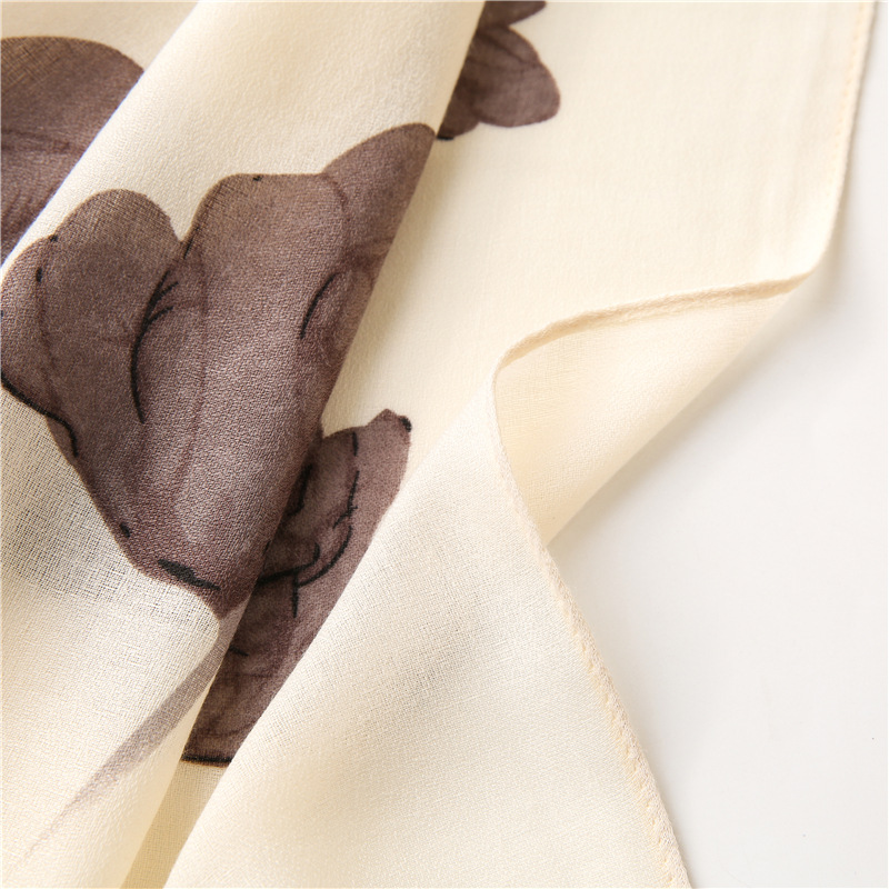 Cotton And Linen Stitching Long Scarf display picture 9