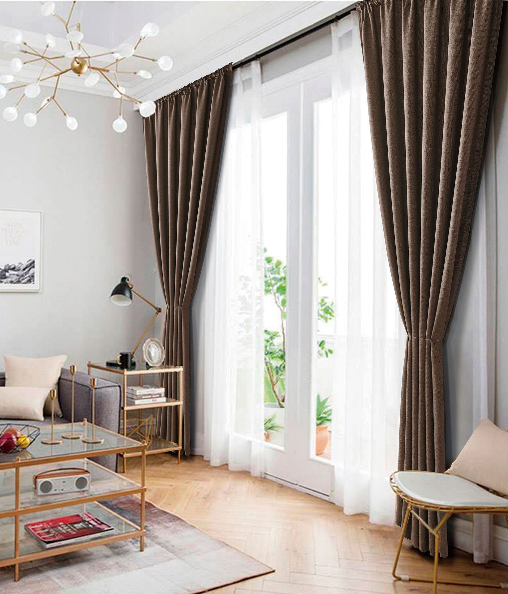 工廠直銷遮光成品窗簾，也可定制