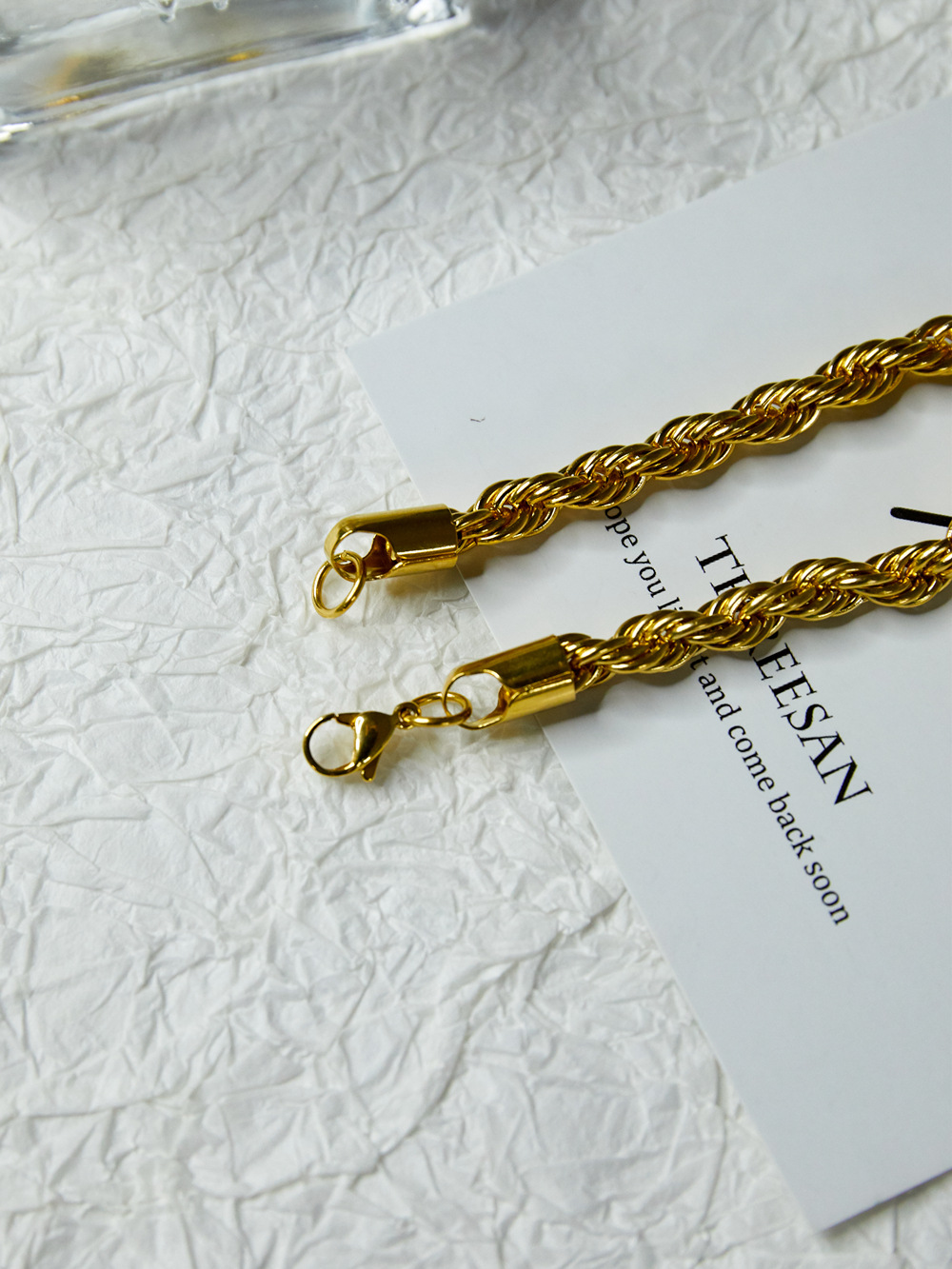 304 Stainless Steel Material Solid Color Pattern Simple Style Solid Color 304 Stainless Steel Plating 18K Gold Plated PVD Coated Men's Bracelets Men's Chain Bracelets