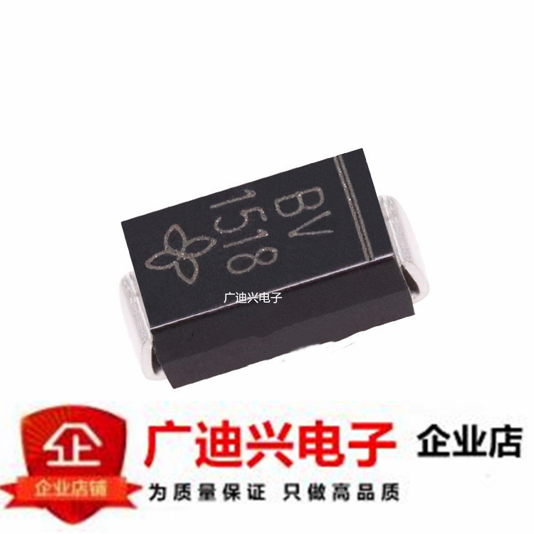 贴片TVS管 SMAJ20A DO-214AC 丝印BV 20V单向 SMA瞬态抑制二极管