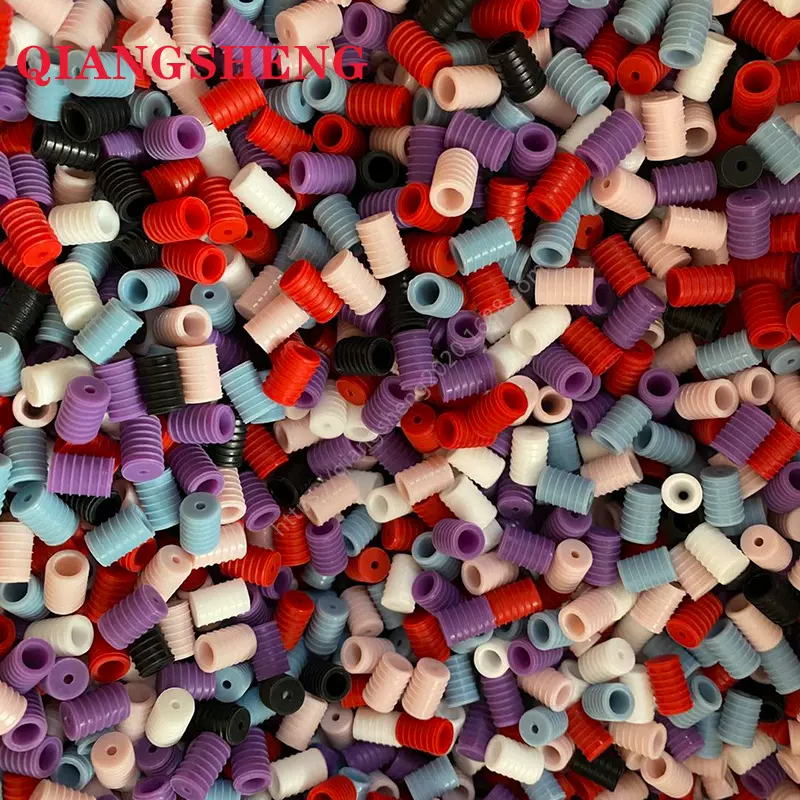 现货厂家口罩耳绳调节扣 口罩松紧调节扣 硅胶耳绳调节扣