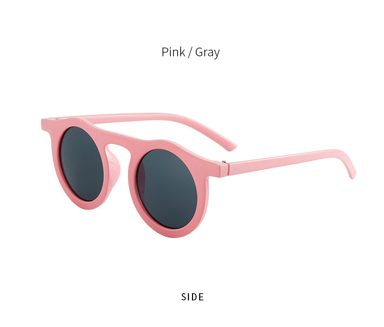 Round Frame Sunglasses Irregular Single Beam New Retro Jelly Personality Sunglasses Simple Hip-hop Wholesale Nihaojewelry display picture 7