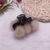 Demi-season plush cute hair accessory, ponytail, hairgrip, ball head, simple and elegant design