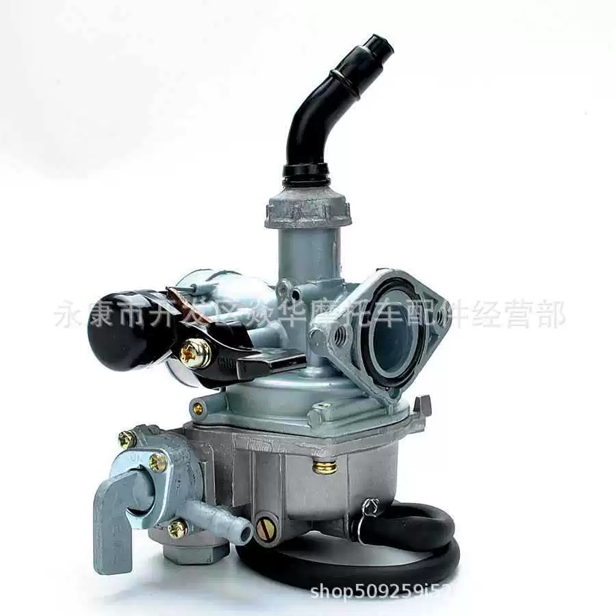 Карбюратор мотоцикла PZ19 полуцинковый полуалюминиевый армированный материал изогнутая балка автомобильный универсальный тип 50-110CC кабель ветер