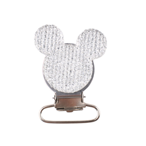AliExpress baby pacifier clip cartoon resin shiny baby's breath baby clip toy anti-drop clip accessories