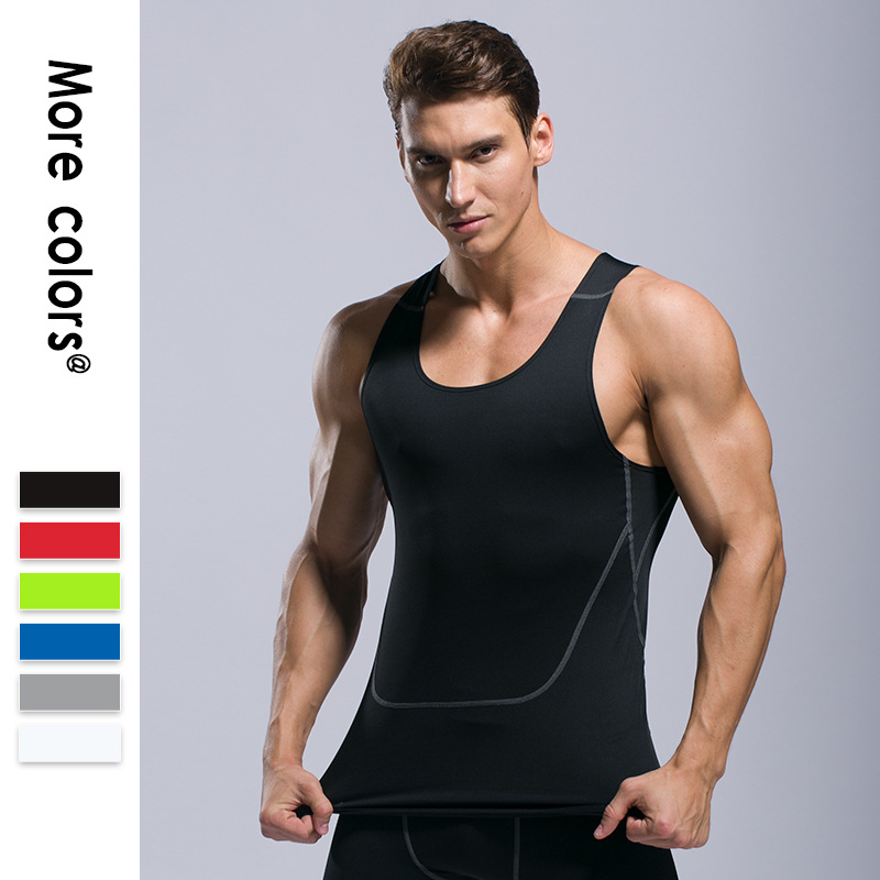 男士运动紧身背心 pro健身衣速干跑步篮球打底排汗训练服一件代发