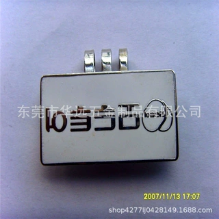 高尔夫订制帽夹 帽徽 高尔夫会所周边产品 MARK可订制