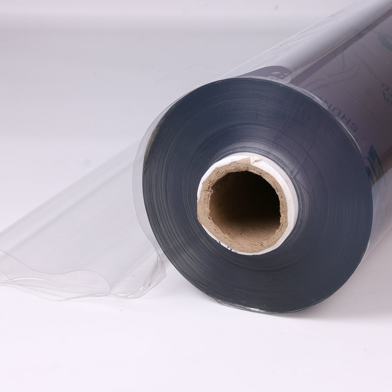 Fabricante de cristal transparente PVC cristal película protectora de protección del medio ambiente electrostática esmerilado embalaje de plástico película retráctil al por mayor