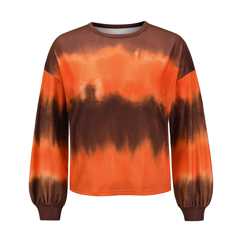 Nihaostyle Clothing Wholesale Tie-dye long-sleeved sweatershirt NSHYG66730