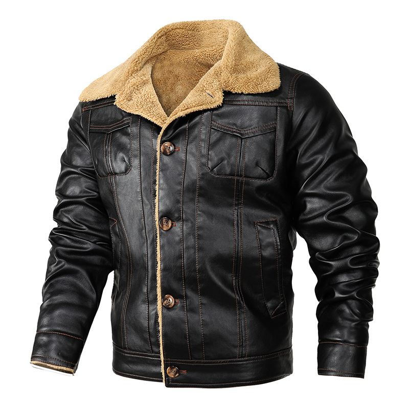 Veste en cuir homme - Ref 3443857 Image 6