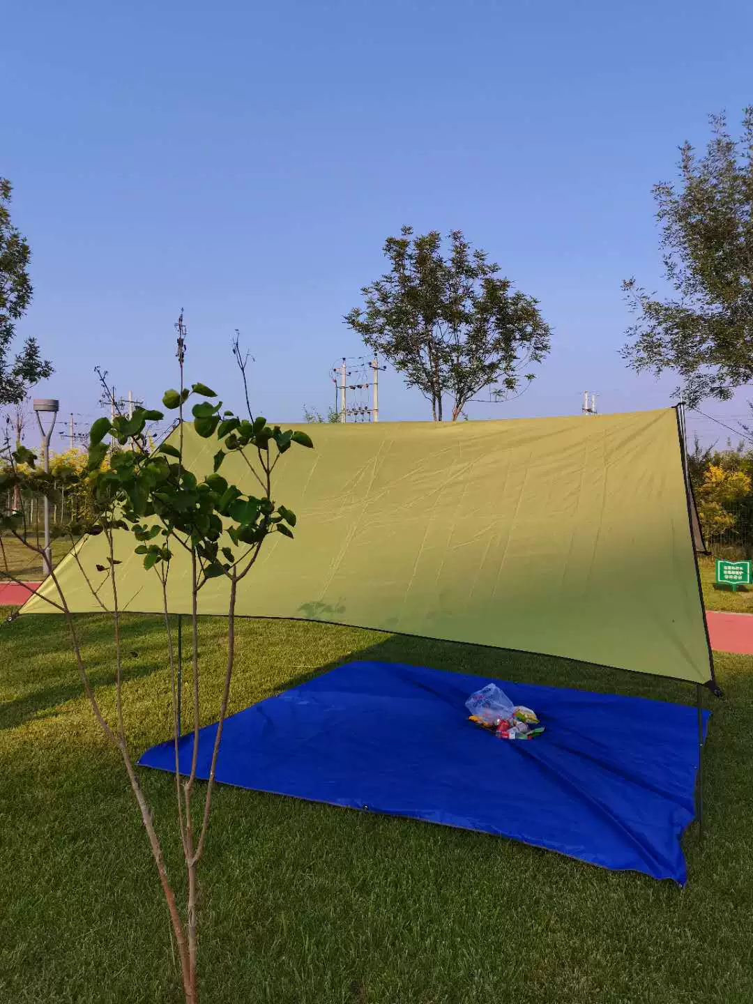Amazon Трансграничная поставка Товары для кемпинга на открытом воздухе Солнцезащитная ткань Пляжный навес Открытый навес для кемпинга