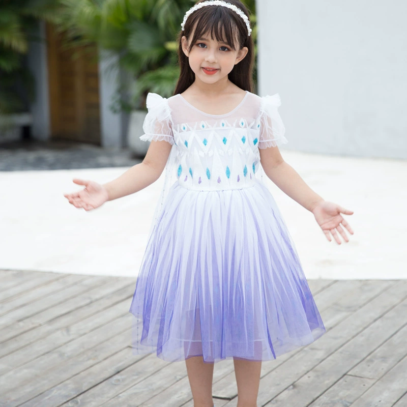 Small princess costume, suit, white children's skirt, “Frozen”