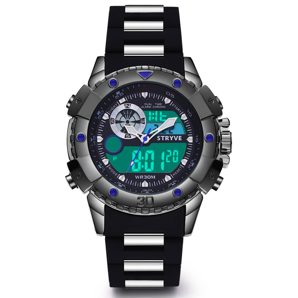 Venta caliente stryve hombres moda multi-funcional doble movimiento impermeable deportes estudiante deportes transfronterizo e-commerce Mesa 8001