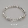 Men's ethnic fashionable silver jewelry, silver bracelet