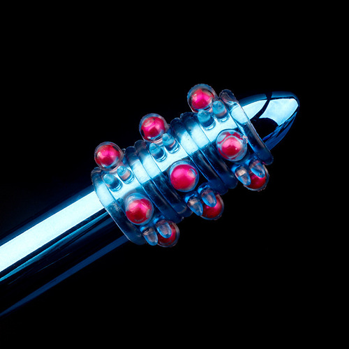 Pearl Caterpillar Fun Finger Cot Crystal Ring Locking Semen Ring Wolf Tooth Thorn Couple Toy Adult Supplies