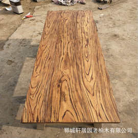 老榆木木板 旧门板风化小型书桌榆木简约吧台 家用木桌子茶桌