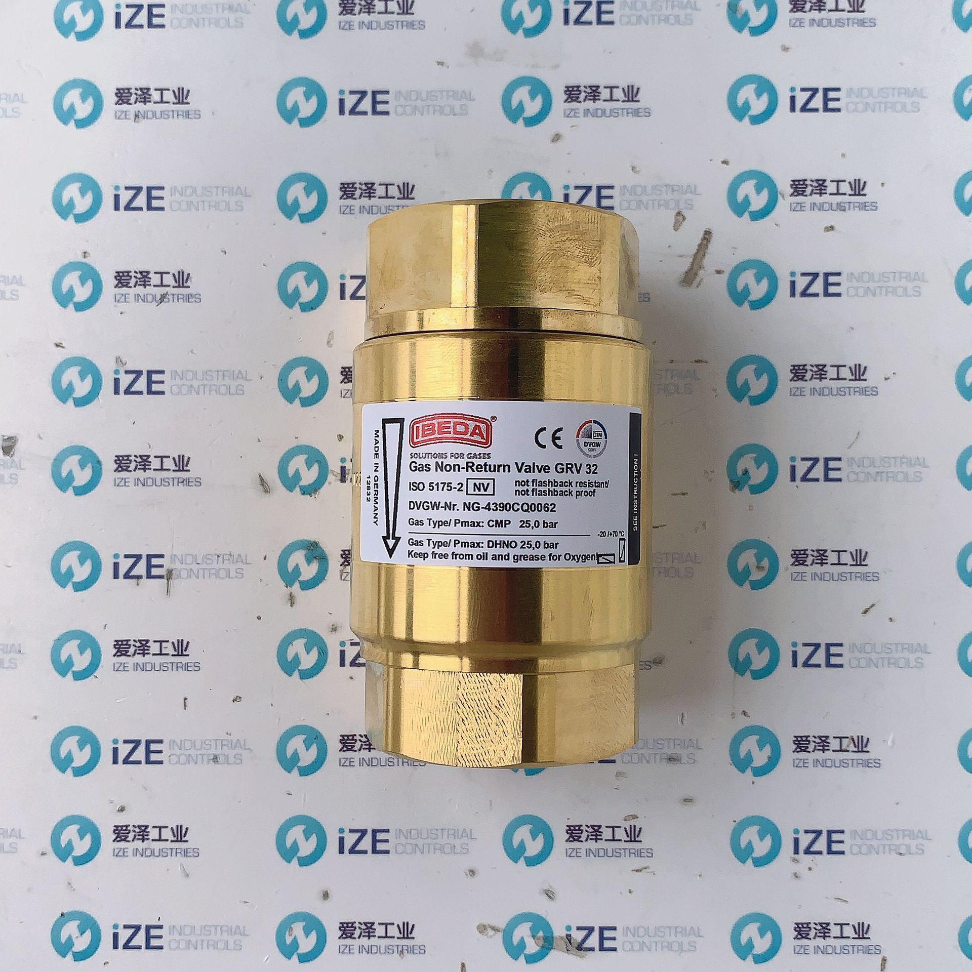 IBEDA阻火器GRV32现货供应爱泽工业GRV系列