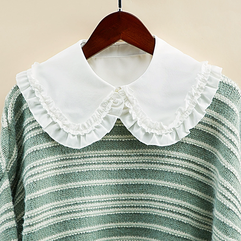 Демисезонное модное false collar, рубашка, корейский стиль
