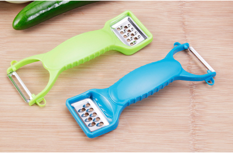 多功能不锈钢削皮器刨丝器削皮刀去皮器水果刀瓜果刨子双头削皮器|ru