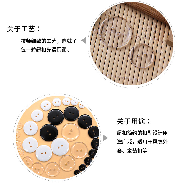 面包9mm小扣子