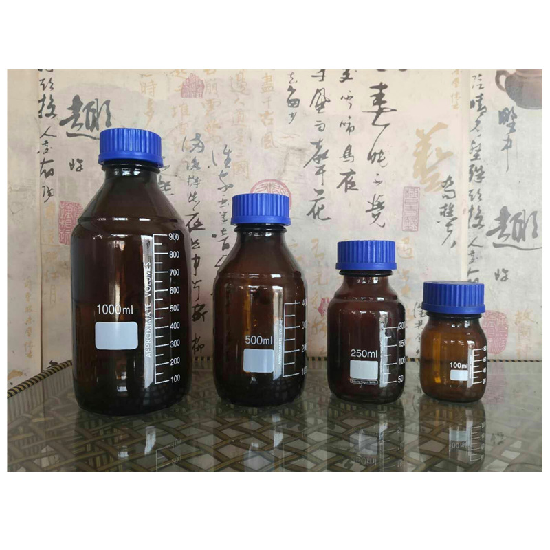 廠家直銷250ml 500ml棕色螺口玻璃試劑瓶 實驗瓶藥瓶醫藥瓶密封瓶