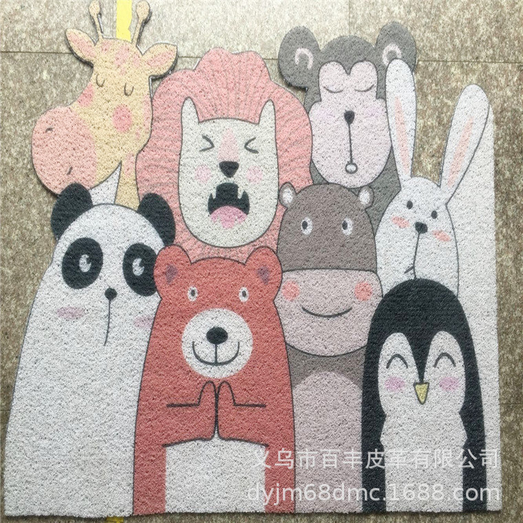 Wholesale and retail of new printed floor MATS, dust-proof floor MATS for entering the door, and decorative floor MATS detail image 1