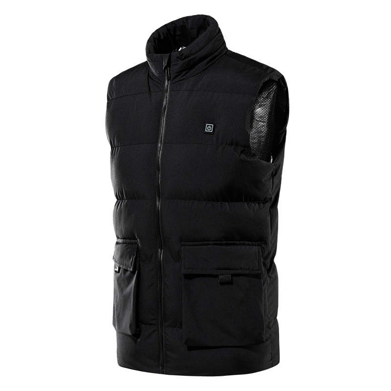 2021 invierno nuevo chaleco de calefacción inteligente Chaleco de calefacción de carga USB Ropa de calefacción de Amazon Abrigo cálido acolchado de algodón