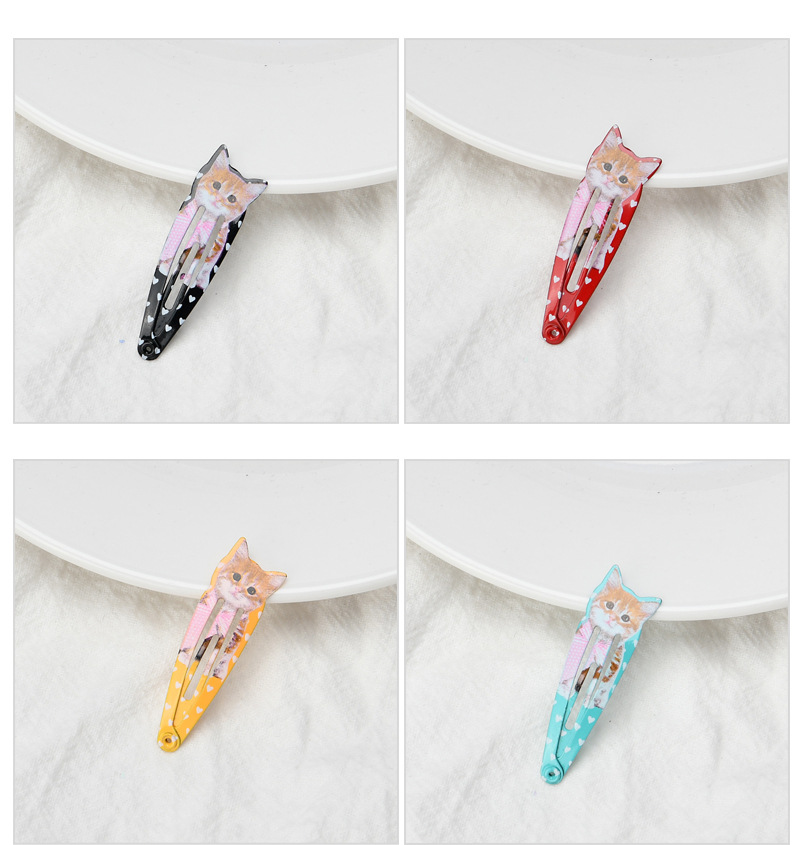 Cartoon Style Animal Metal Stoving Varnish Hair Clip display picture 6