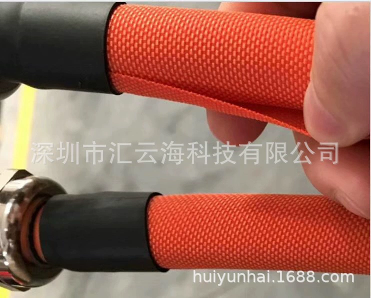 Прямые поставки с фабрики, нейлоновая самокатающаяся плетеная сетчатая трубка, защитный чехол для жгута проводов связи