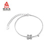 Bracelet, jewelry, accessory, silver 925 sample, four-leaf clover, wholesale
