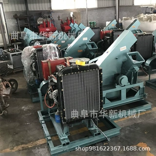 华新盘式木材削片机 贵港市木材树枝粉碎机 移动式柴油树枝削片机