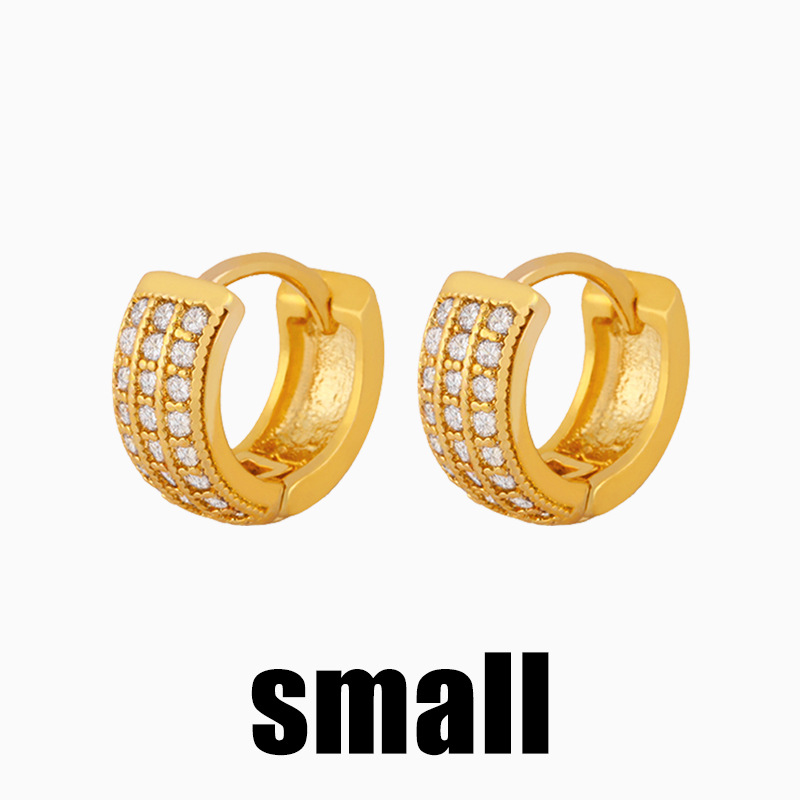 New Fashion Zircon Earrings display picture 6